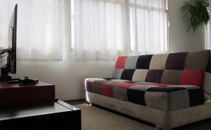 sala mostrando sofá